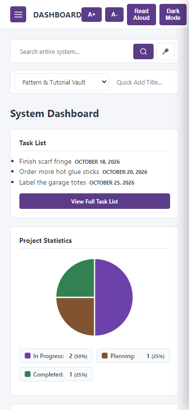 Craft Project Manager — Universal Multi-Craft Tracking 8 Craft project manager — universal multi-craft tracking - picture 8